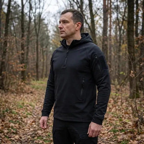 Кофта Helikon-Tex RANGE HOODIE - TopCool, чорний